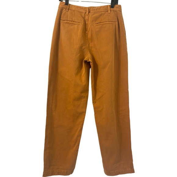 Free People Loose Waist Abby Chino Pant in Rust Brown Size 4 - Picture 6 of 11